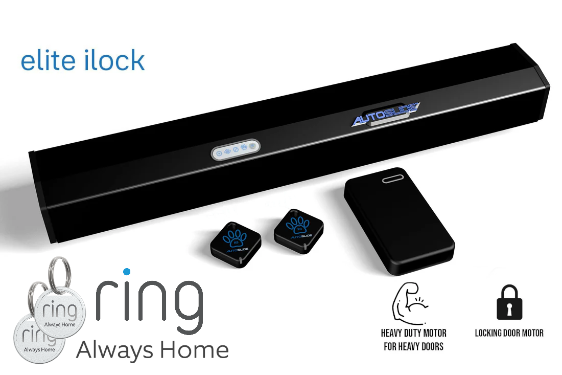 AutoSlide Elite iLock Smart Tag Pet Door – Autoslide Automatic Doors