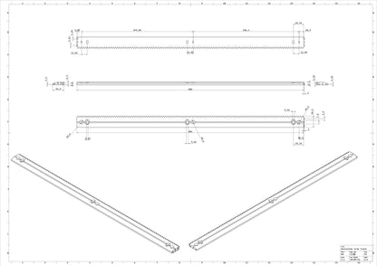 Slim-Line-Schiene für Taschentüren und Scheunentore